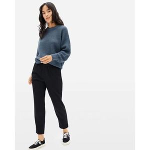 EVERLANE italian goweave easy pant black 2